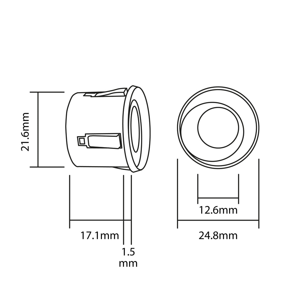 Parkeringssensor med summer – Antracit – ultraljudssensor – 4 sensorer