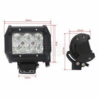 LED-arbetslampa – 18 W – 4300K – 6 LED – 1350 LM – 96 mm