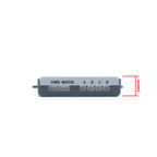 Parkeringssensor med display – Silver – ultraljudssensor – 4 sensorer – 4x 2,5 m
