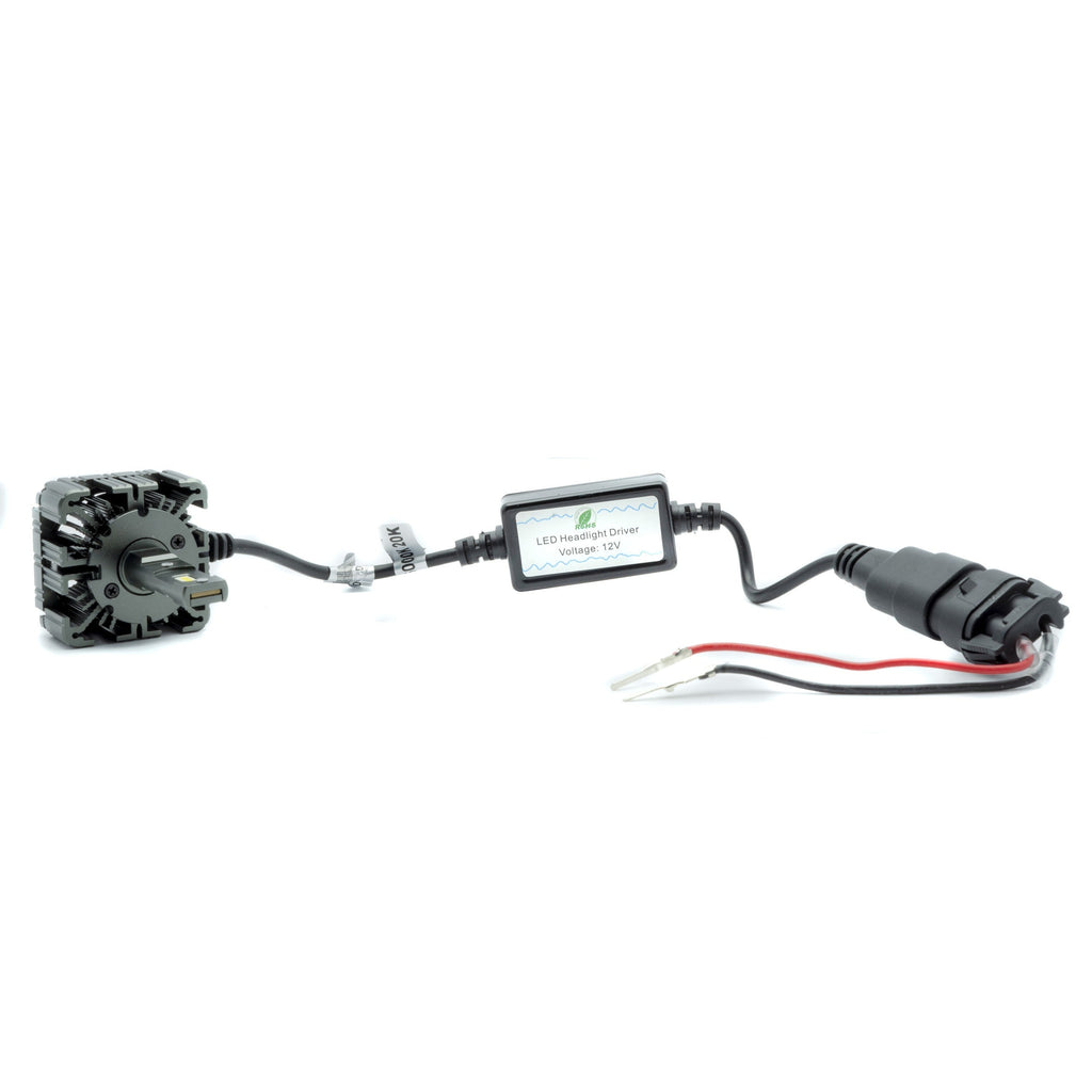 LED-konverteringssats – D1S/ D2S/ D3S/ D4S – 6000K – 9V - 16V – PK32D-2 – 2-pack