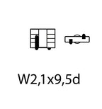 LED-lampa för bil – W5W – W2,1x9,5d – 6000K – 5 LED – SMD – 2-pack