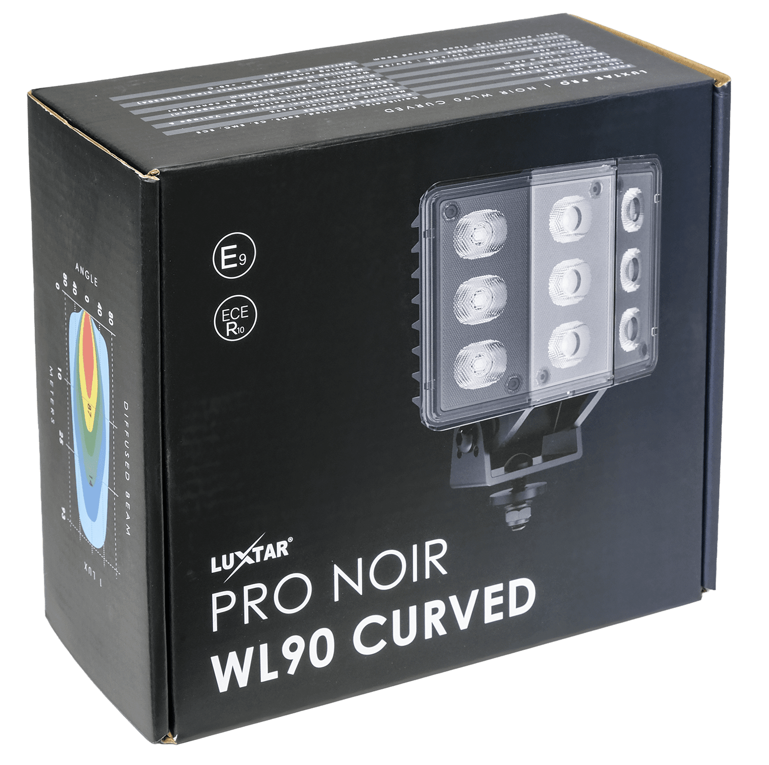 Arbetsljus PRO Noir WL90 Curved – 90W - Carlevel AB - Fordon och delar > Fordonstillbehör