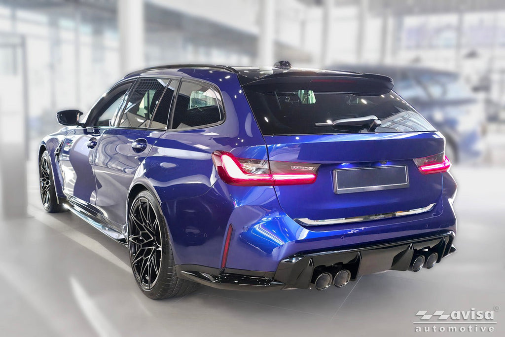 Bakluckelist BMW 3 (G21) VII Touring M-paket facelift 2022–2024 facelift 2024+/ 3 VII Touring ( G81 ) M Competition… – Spegelpolerat silver | AVISA - Carlevel AB - Bakluckelist
