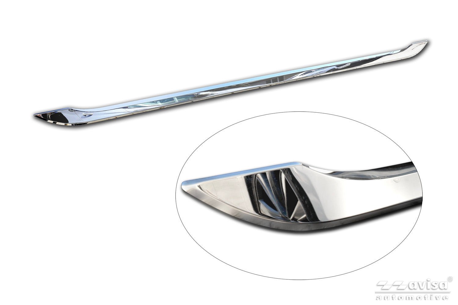 Bakluckelist BMW 3 (G21) VII Touring M-paket facelift 2022–2024 facelift 2024+/ 3 VII Touring ( G81 ) M Competition… – Spegelpolerat silver | AVISA - Carlevel AB - Bakluckelist