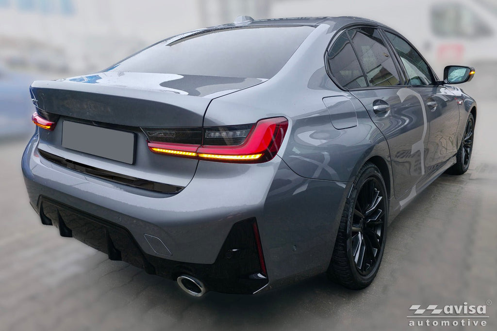 Bakluckelist BMW 3 (Sedan) G20 M-paket 2018–2022 facelift 2022–2024 facelift 2024+/ Seria 3 (Sedan) G80 M Competition… – Spegelblank svart | AVISA - Carlevel AB - Bakluckelist