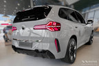 Bakluckelist BMW X3 (G45) 2024+ – Spegelpolerat silver | AVISA - Carlevel AB - Bakluckelist