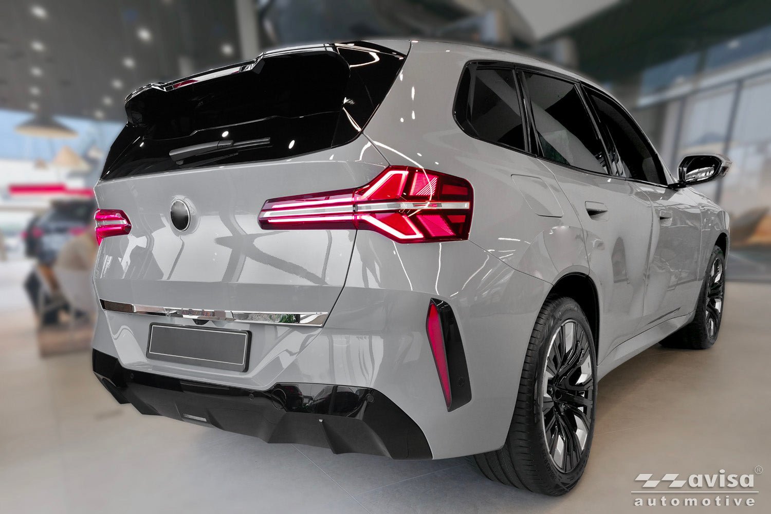 Bakluckelist BMW X3 (G45) 2024+ – Spegelpolerat silver | AVISA - Carlevel AB - Bakluckelist