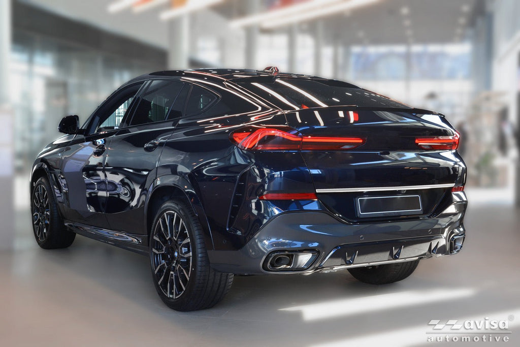 Bakluckelist BMW X6 (G06) 2023+ – Silver satin | AVISA - Carlevel AB - Bakluckelist