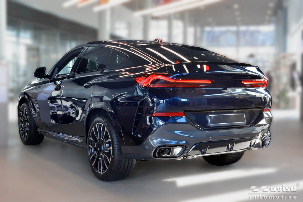 Bakluckelist BMW X6 (G06) 2023+ – Spegelblank svart | AVISA - Carlevel AB - Bakluckelist
