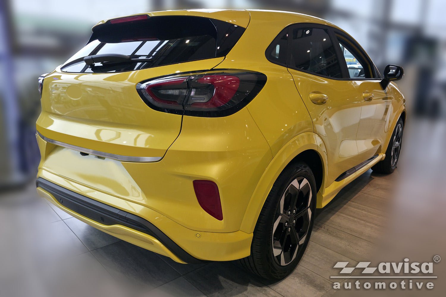 Bakluckelist Ford Puma crossover 2019+ – Silver satin | AVISA - Carlevel AB - Bakluckelist