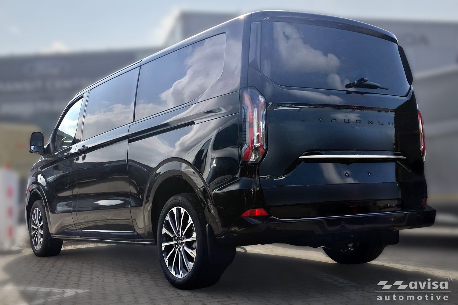 Bakluckelist Ford Tourneo Custom II 2023+ – Silver satin (2/36202) | AVISA - Carlevel AB - Bakluckelist