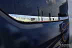 Bakluckelist Ford Tourneo Custom II 2023+ – Spegelpolerat silver (2/38142) | AVISA - Carlevel AB - Bakluckelist
