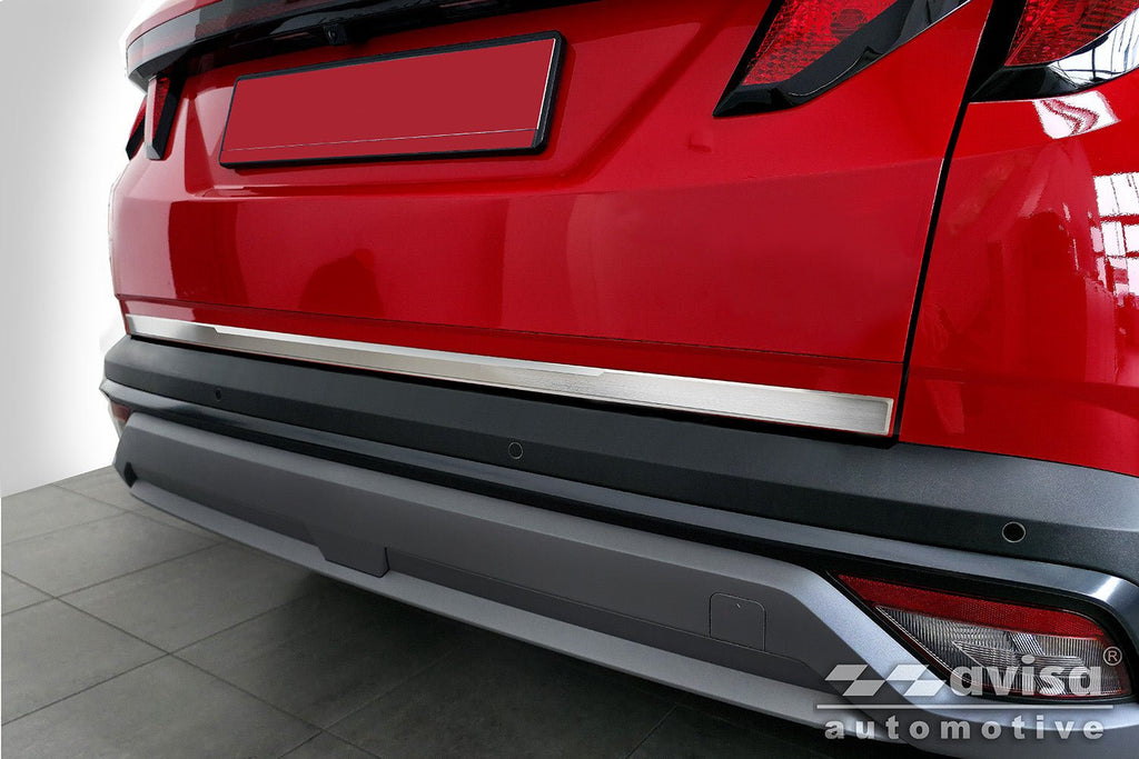 Bakluckelist Ford Tucson IV 2020–2024, facelift 2024+ >/ Hyundai Tucson IV N-Line 2020–2024, facelift 2024+ > – Silver satin | AVISA - Carlevel AB - Bakluckelist