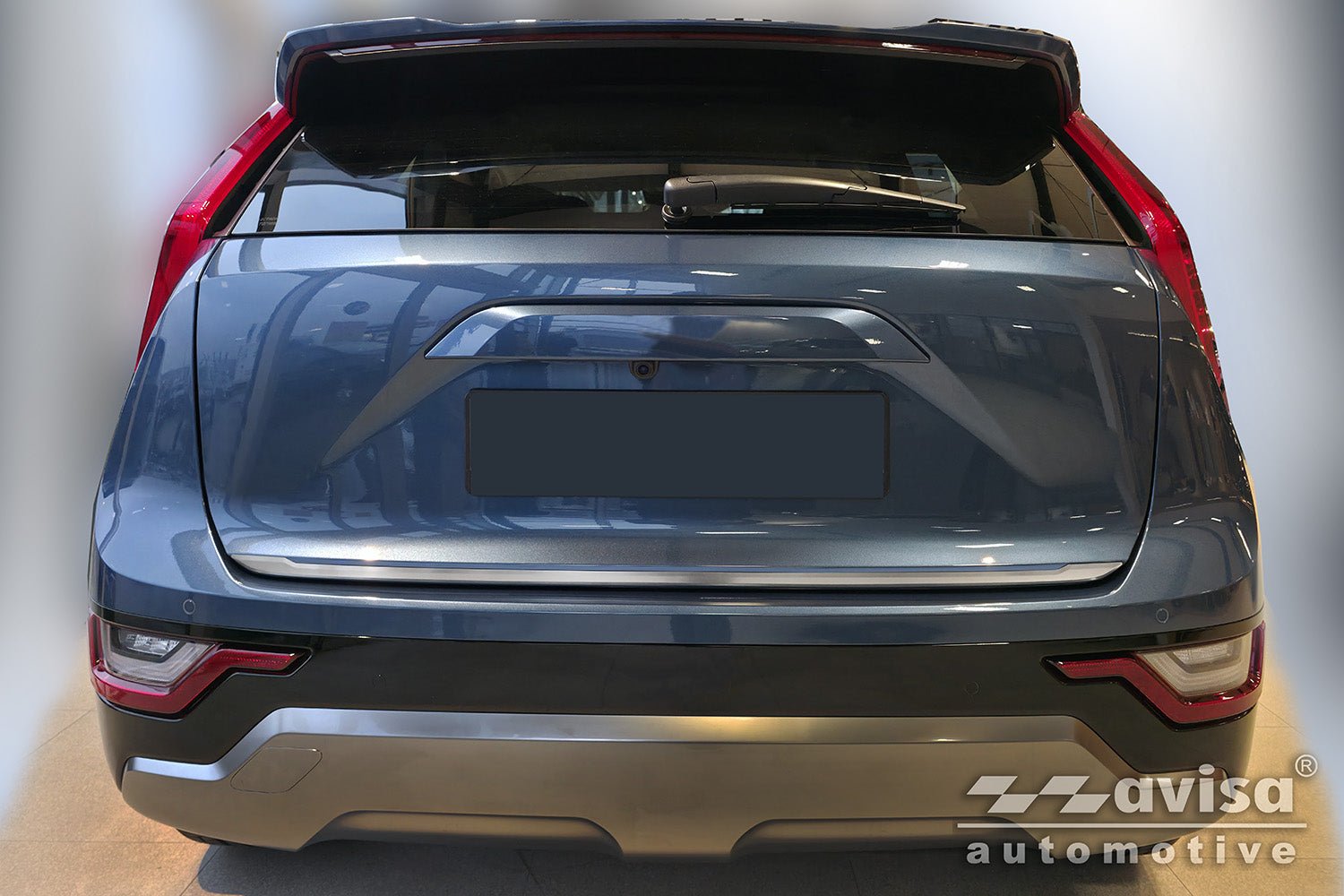 Bakluckelist Kia Niro II 2022+ – Silver satin | AVISA - Carlevel AB - Bakluckelist