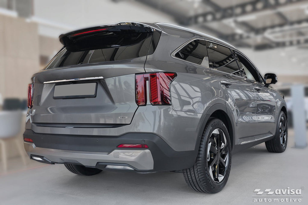 Bakluckelist Kia Sorento IV facelift 2020+ – Spegelpolerat silver (2/38233) | AVISA - Carlevel AB - Bakluckelist