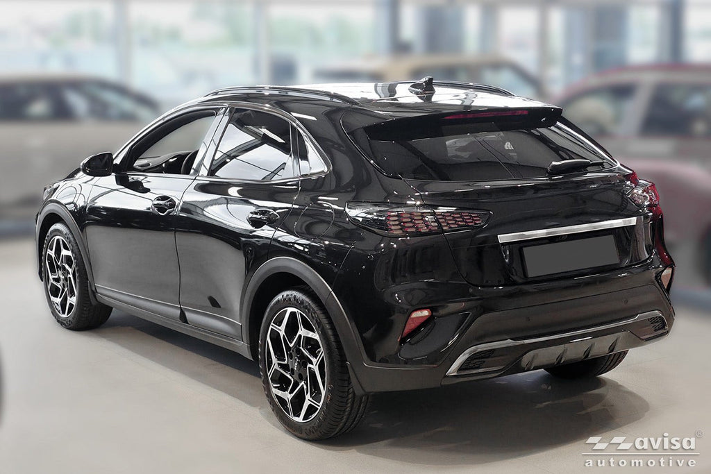 Bakluckelist Kia X-Ceed 2019–2022, facelift 2022+ – Silver satin | AVISA - Carlevel AB - Bakluckelist