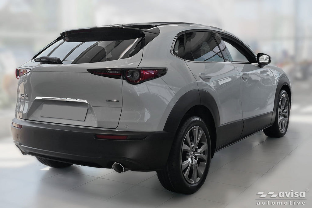 Bakluckelist Mazda CX-30 2019+ – Spegelpolerat silver | AVISA - Carlevel AB - Bakluckelist