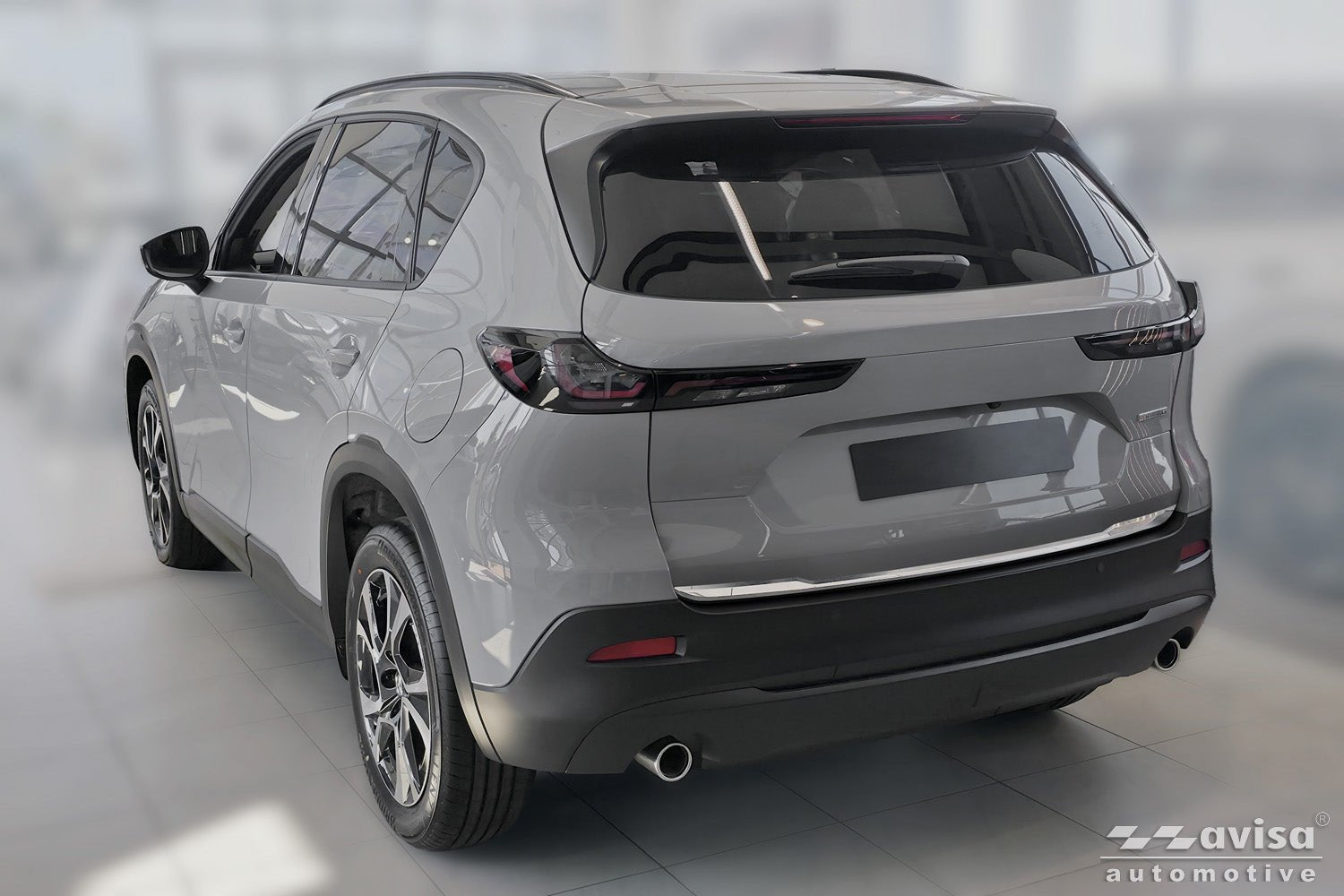 Bakluckelist Mazda CX-5 III 2025+ – Silver satin | AVISA - Carlevel AB - Bakluckelist