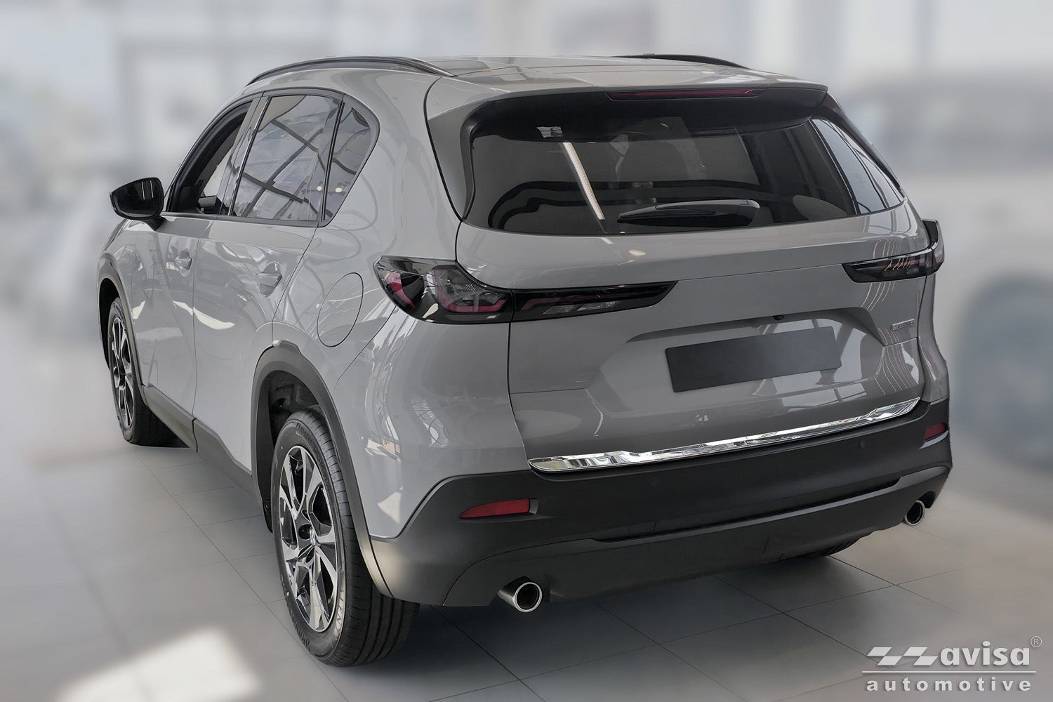 Bakluckelist Mazda CX-5 III 2025+ – Spegelpolerat silver | AVISA - Carlevel AB - Bakluckelist