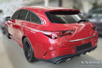 Bakluckelist Mercedes Cla II Shooting Brake (X118) 2019–2025 – Silver satin | AVISA - Carlevel AB - Bakluckelist