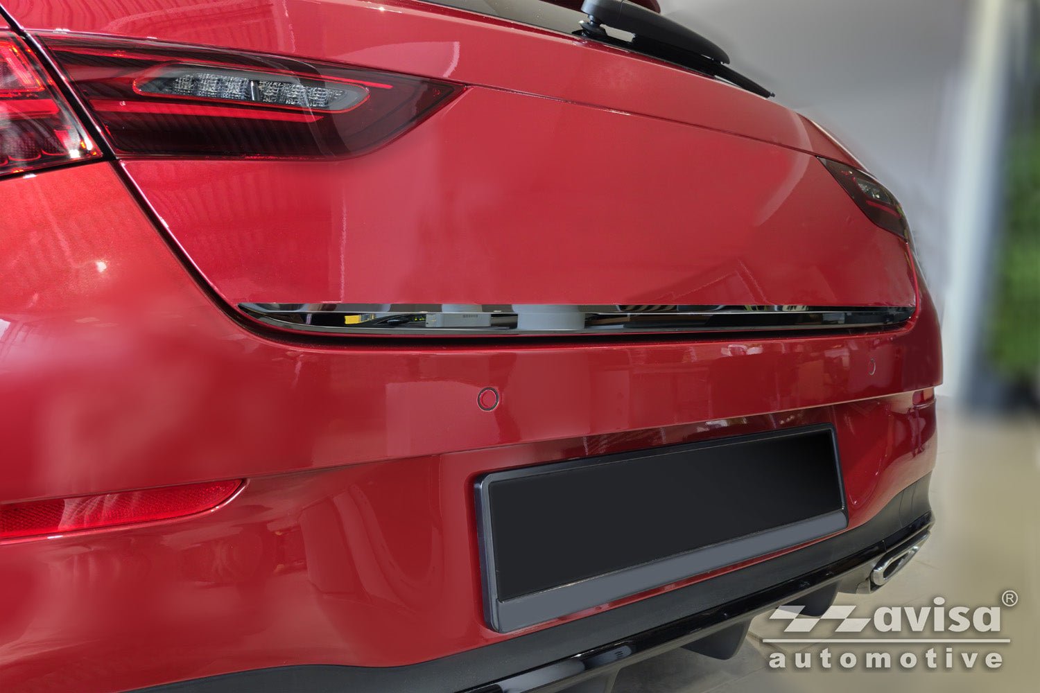Bakluckelist Mercedes Cla II Shooting Brake (X118) 2019–2025 – Spegelblank svart | AVISA - Carlevel AB - Bakluckelist