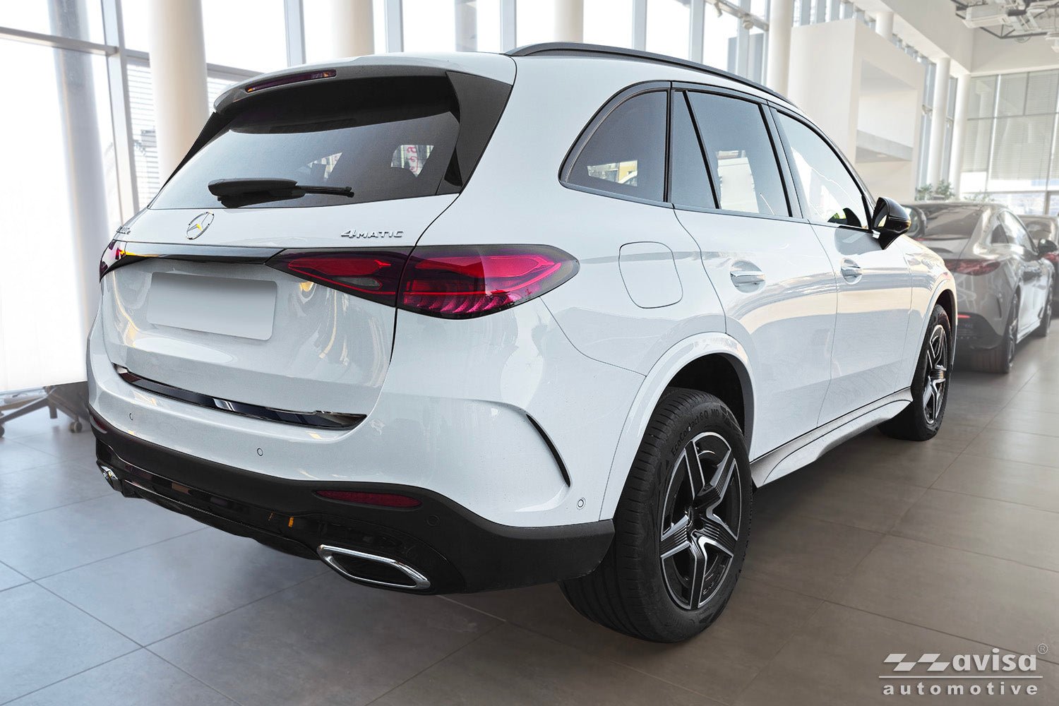 Bakluckelist Mercedes Glc II (X254) 2022+/ AMG – Spegelblank svart | AVISA - Carlevel AB - Bakluckelist