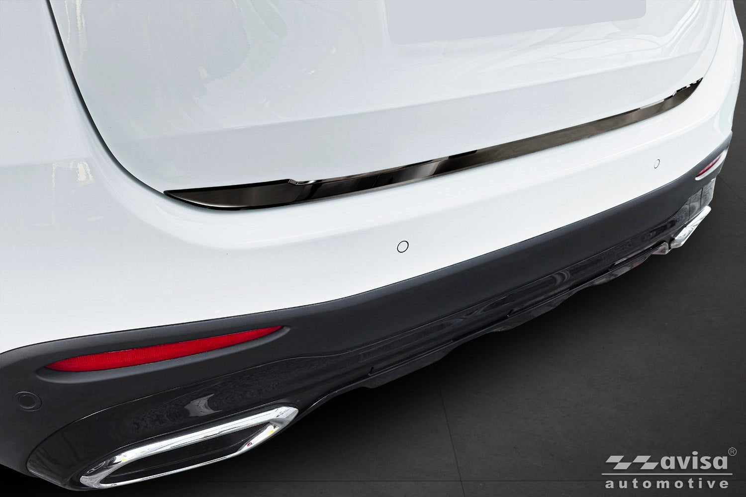 Bakluckelist Mercedes Glc II (X254) 2022+/ AMG – Spegelblank svart | AVISA - Carlevel AB - Bakluckelist