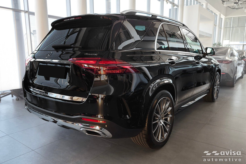 Bakluckelist Mercedes Gle W167 2019–2023 facelift 2023+ – Spegelpolerat silver | AVISA - Carlevel AB - Bakluckelist