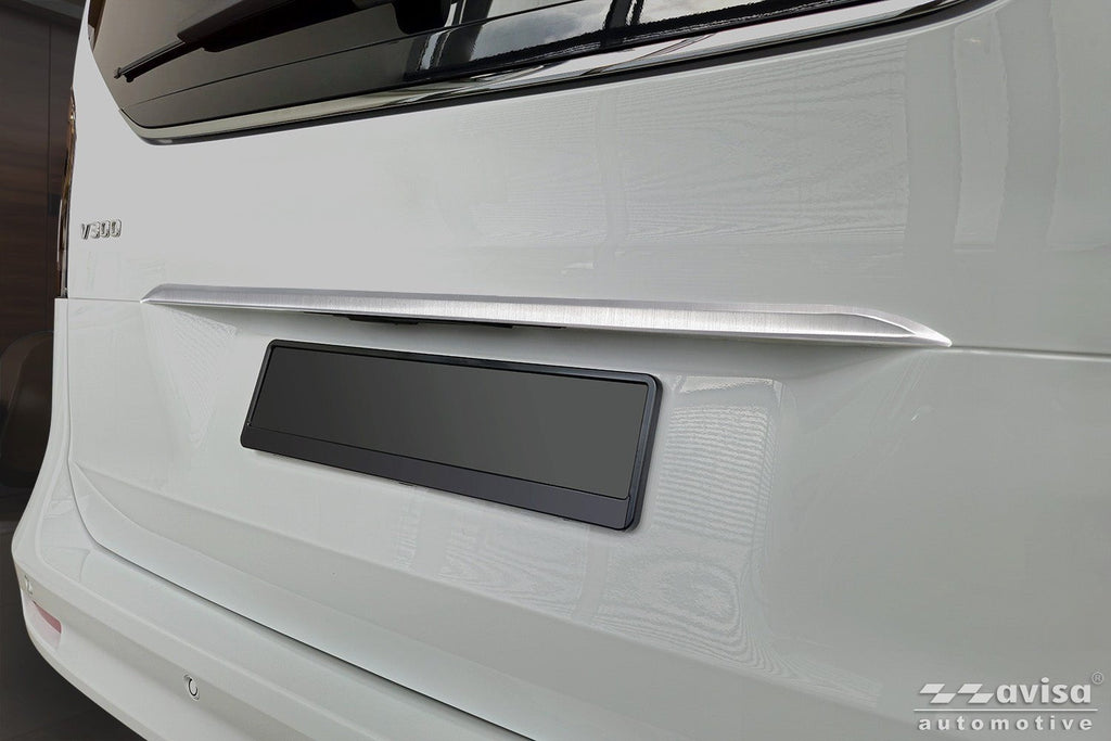 Bakluckelist Mercedes V Class W447/ Vito III/ Marco Polo 2014–2019, facelift 2019–2024, facelift 2024+ – Silver satin | AVISA - Carlevel AB - Bakluckelist