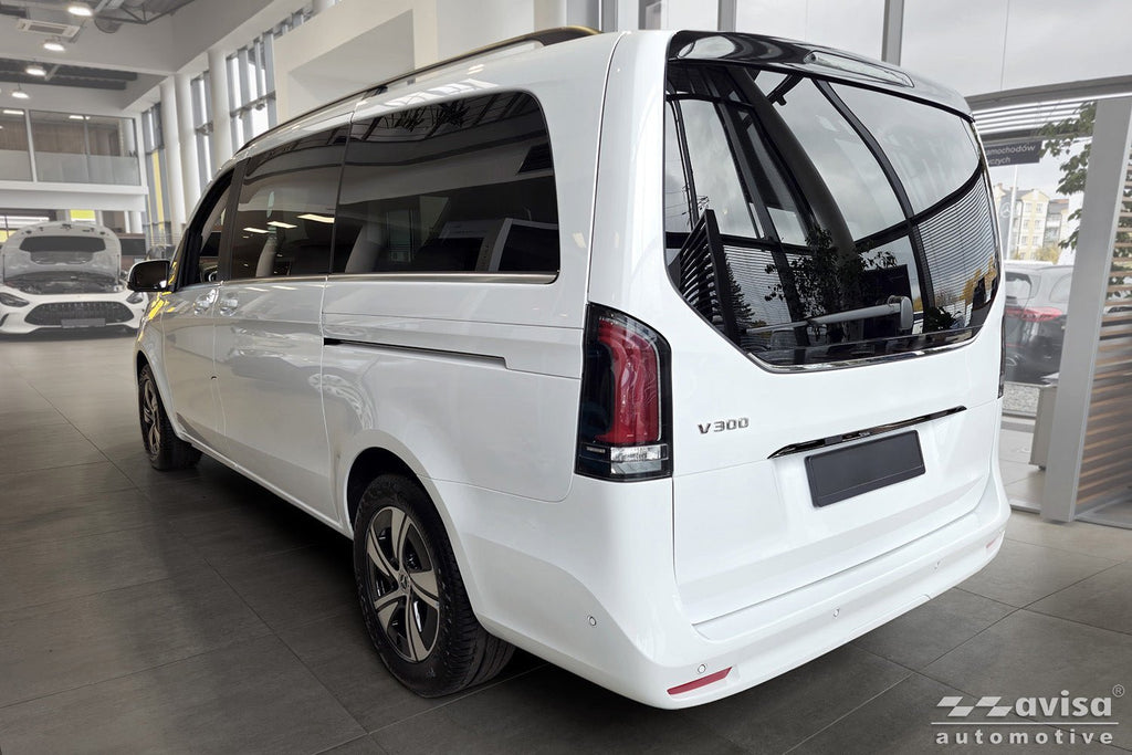 Bakluckelist Mercedes V Class W447/ Vito III/ Marco Polo 2014–2019, facelift 2019–2024, facelift 2024+ – Spegelblank svart | AVISA - Carlevel AB - Bakluckelist