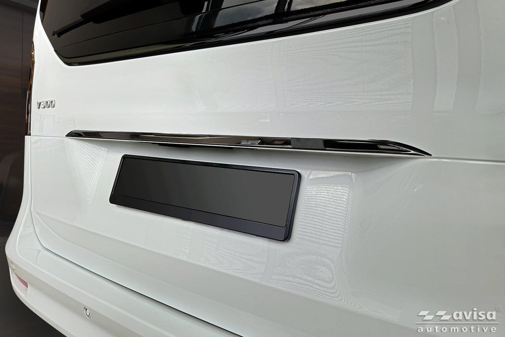 Bakluckelist Mercedes V Class W447/ Vito III/ Marco Polo 2014–2019, facelift 2019–2024, facelift 2024+ – Spegelblank svart | AVISA - Carlevel AB - Bakluckelist