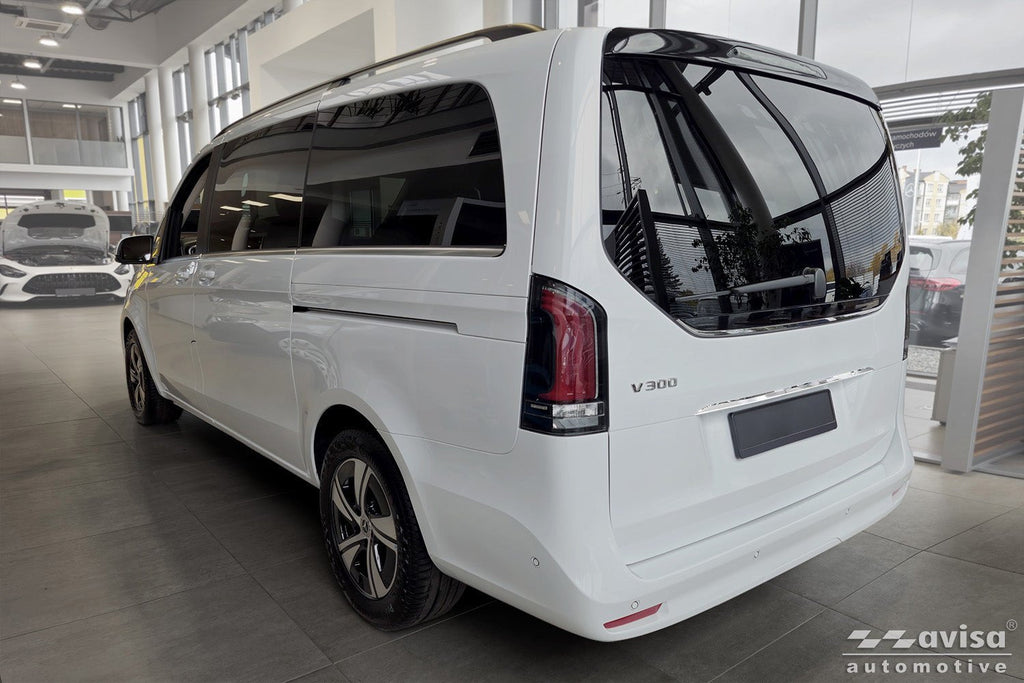Bakluckelist Mercedes V Class W447/ Vito III/ Marco Polo 2014–2019, facelift 2019–2024, facelift 2024+ – Spegelpolerat silver | AVISA - Carlevel AB - Bakluckelist