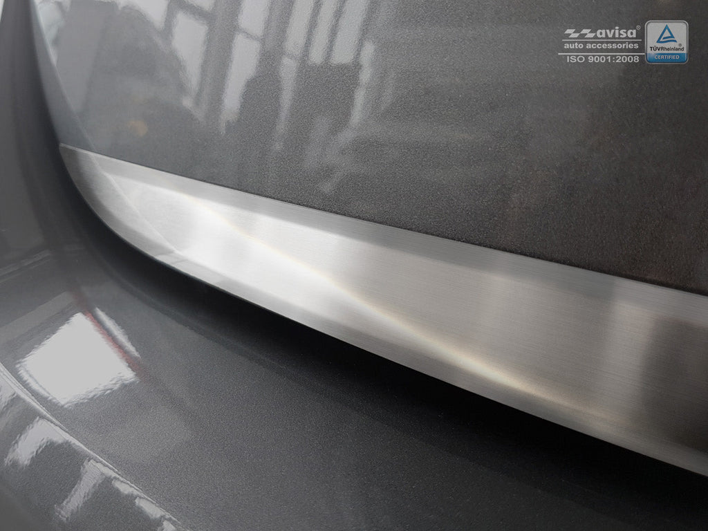 Bakluckelist Nissan Leaf II (2E1) 2017–2021, facelift 2021+ – Silver satin | AVISA - Carlevel AB - Bakluckelist