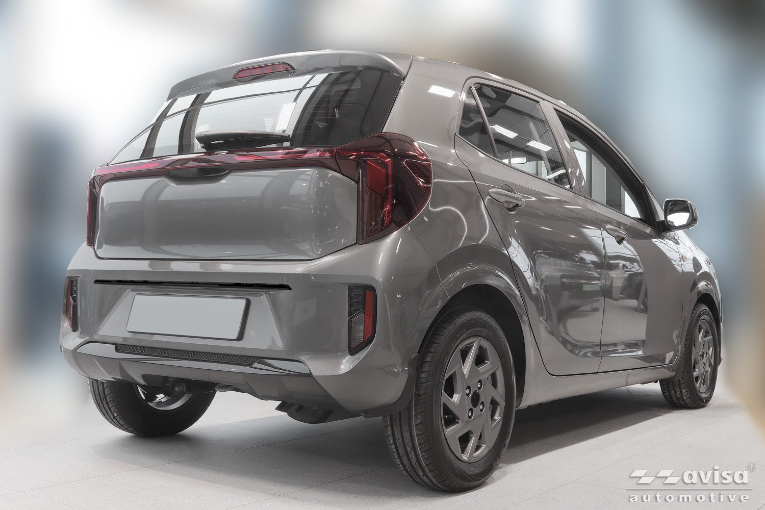 Bakluckelist Picanto III facelift 2024+ – Spegelblank svart | AVISA - Carlevel AB - Bakluckelist