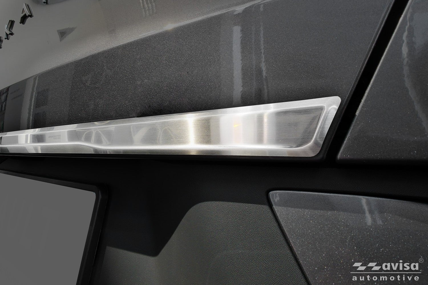 Bakluckelist Renault Arkana 2020+ – Silver satin | AVISA - Carlevel AB - Bakluckelist