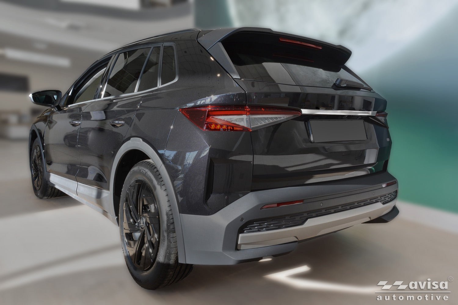Bakluckelist Skoda Elroq 2025+ – Silver satin | AVISA - Carlevel AB - Bakluckelist