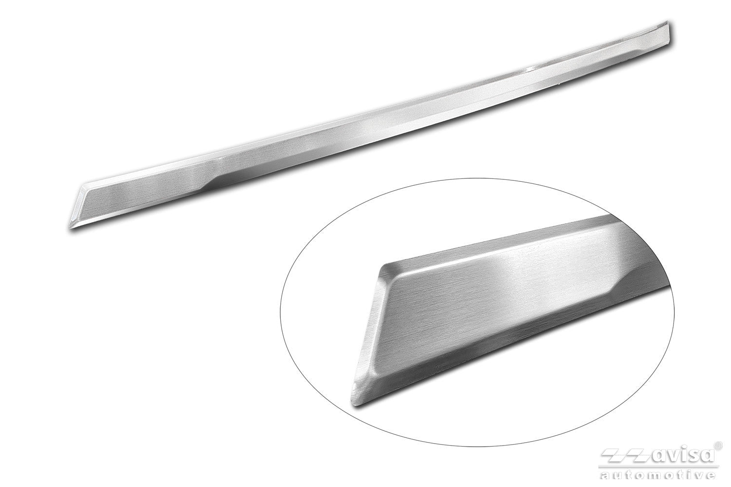 Bakluckelist Skoda Fabia IV 2021+ – Silver satin | AVISA - Carlevel AB - Bakluckelist
