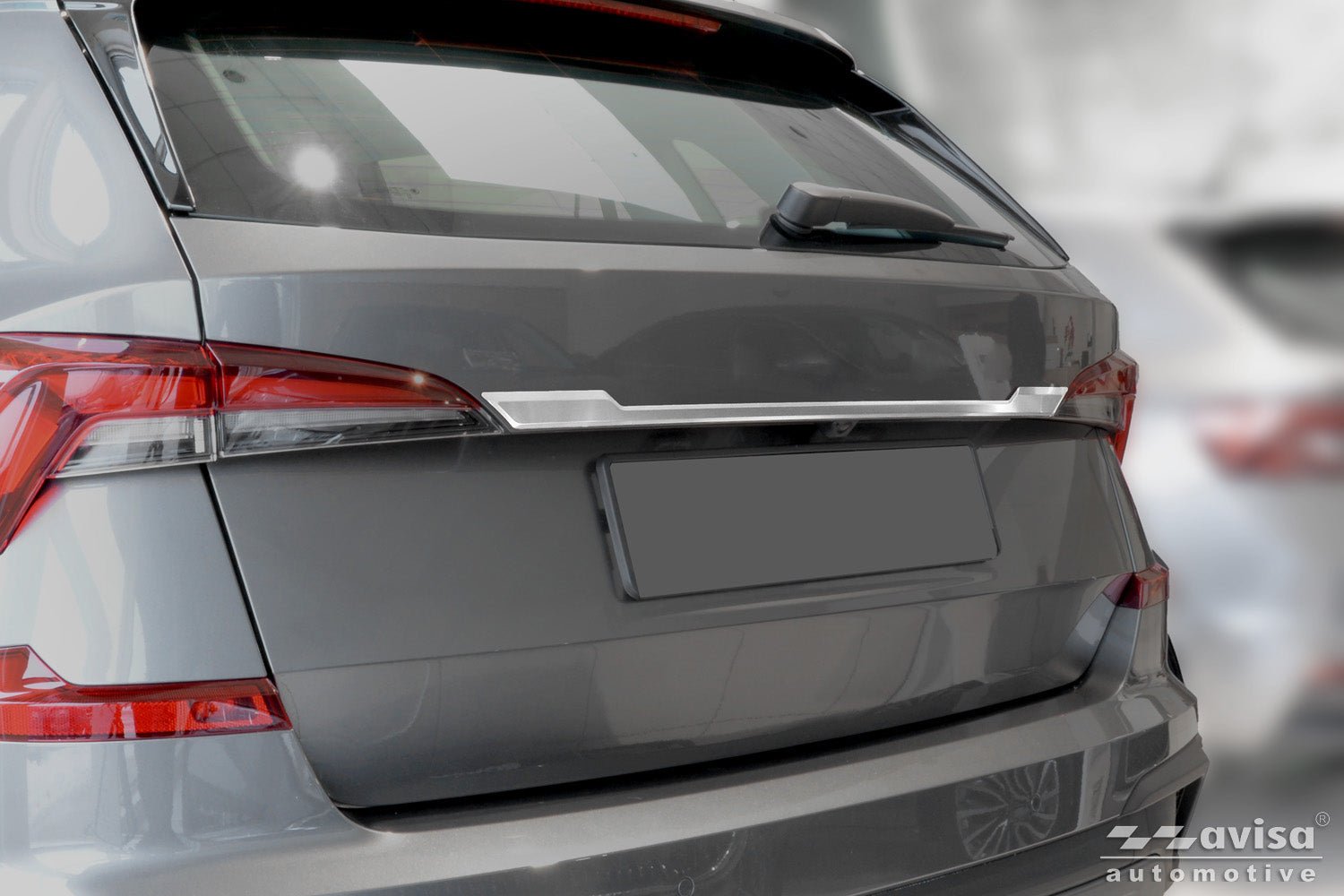 Bakluckelist Skoda Kamiq 2019+24, facelift 24– – Silver satin | AVISA - Carlevel AB - Bakluckelist
