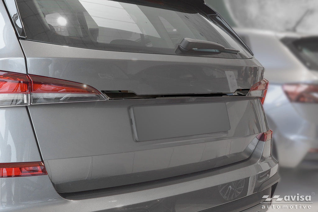 Bakluckelist Skoda Kamiq 2019+24, facelift 24– – Spegelblank svart | AVISA - Carlevel AB - Bakluckelist