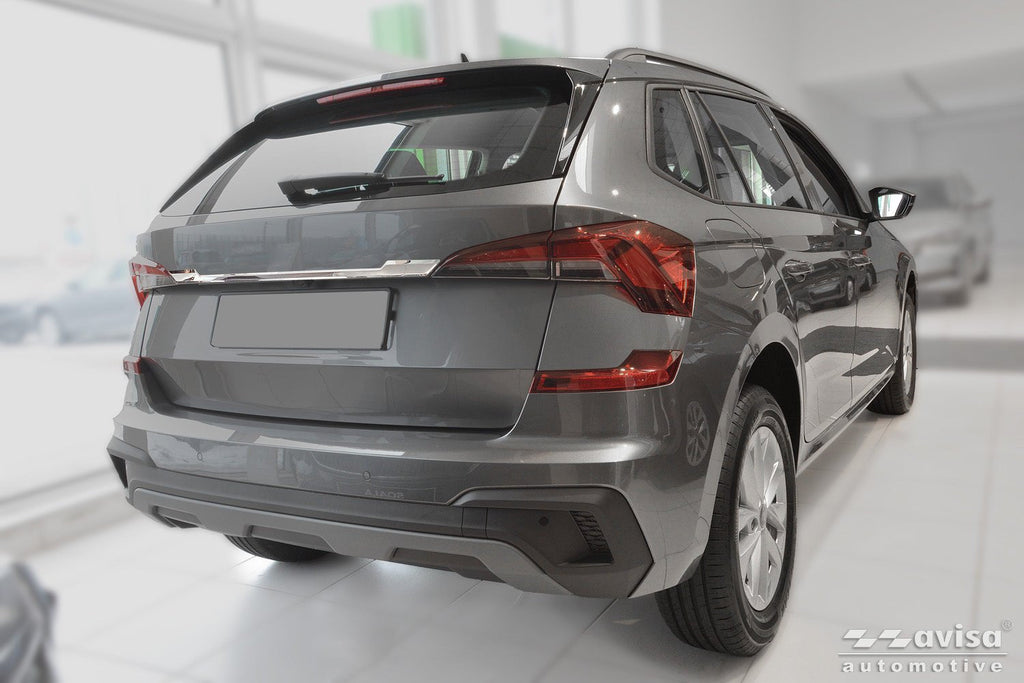 Bakluckelist Skoda Kamiq 2019+24, facelift 24– – Spegelpolerat silver | AVISA - Carlevel AB - Bakluckelist