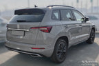 Bakluckelist Skoda Karoq facelift 2022+ – Silver satin | AVISA - Carlevel AB - Bakluckelist