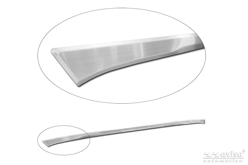 Bakluckelist Skoda Karoq facelift 2022+ – Silver satin | AVISA - Carlevel AB - Bakluckelist