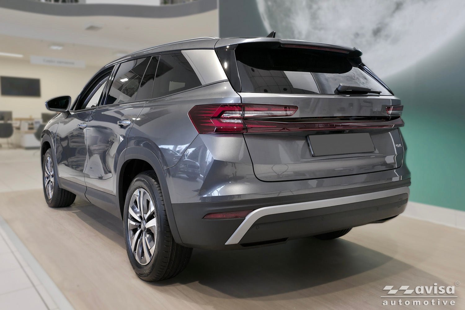 Bakluckelist Skoda Kodiaq II 2024+ – Spegelblank svart | AVISA - Carlevel AB - Bakluckelist