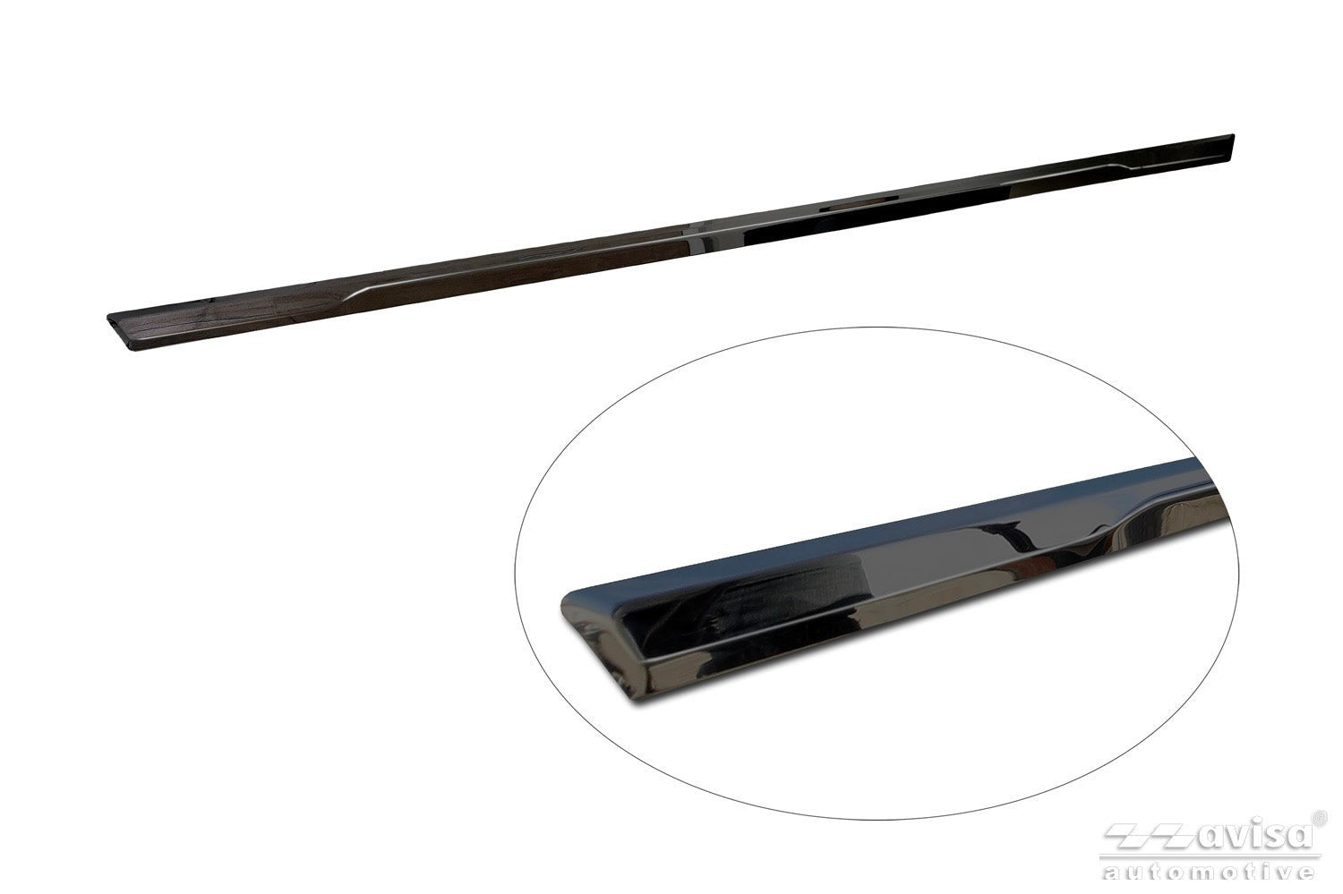 Bakluckelist Skoda Superb IV liftback 2023+ – Spegelblank svart | AVISA - Carlevel AB - Bakluckelist