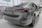 Bakluckelist Skoda Superb IV liftback 2023+ – Spegelpolerat silver | AVISA - Carlevel AB - Bakluckelist