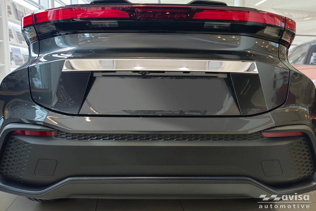 Bakluckelist Toyota C-Hr II (X20) 2023+ – Spegelpolerat silver | AVISA - Carlevel AB - Bakluckelist