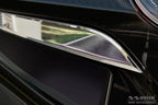 Bakluckelist Toyota Corolla Cross (XG1TJ) 2022–2025, facelift 2025+ Spegelpolerat silver | AVISA - Carlevel AB - Bakluckelist