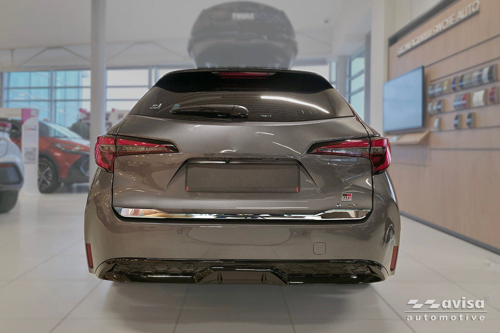 Bakluckelist Toyota Corolla XII Touring Sports 2018+/ GR Sport 2018+ – Spegelpolerat silver (2/38124) | AVISA - Carlevel AB - Bakluckelist
