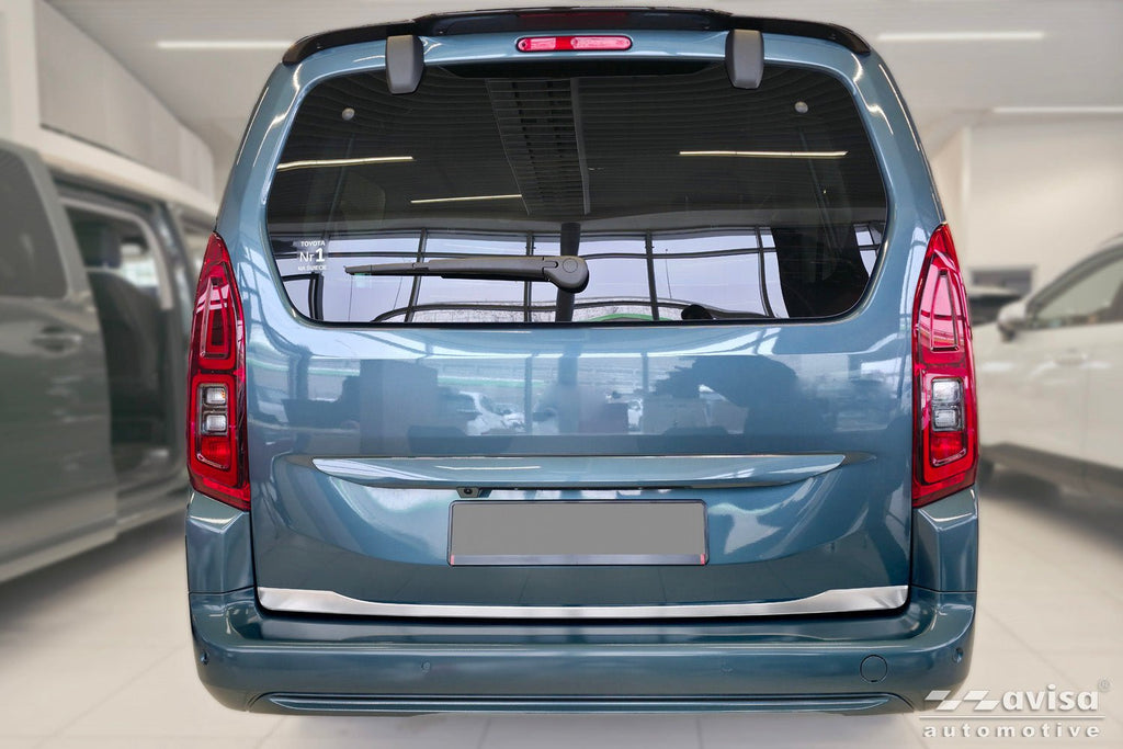 Bakluckelist Toyota Proace City Verso 2019–2024, facelift 2024+ – Silver satin | AVISA - Carlevel AB - Bakluckelist