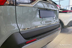 Bakluckelist Toyota RAV4 V generation/ Hybrid 2018+ ( fits version PHEV GR ) – Spegelpolerat silver | AVISA - Carlevel AB - Bakluckelist